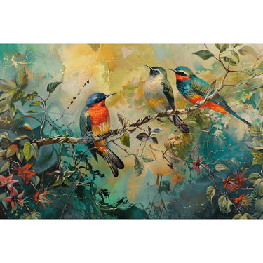 Bird Oil Canvas